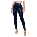 Calça Legging Cirre Premium Brilhante Cintura Alta para Mulheres Estilo Moderno e Confortável